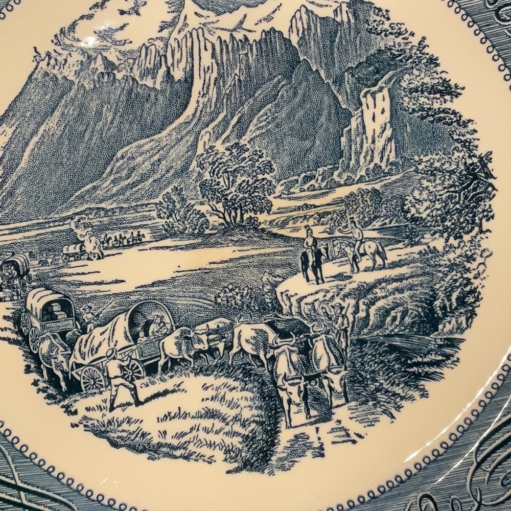 Vintage Currier & Ives Platter